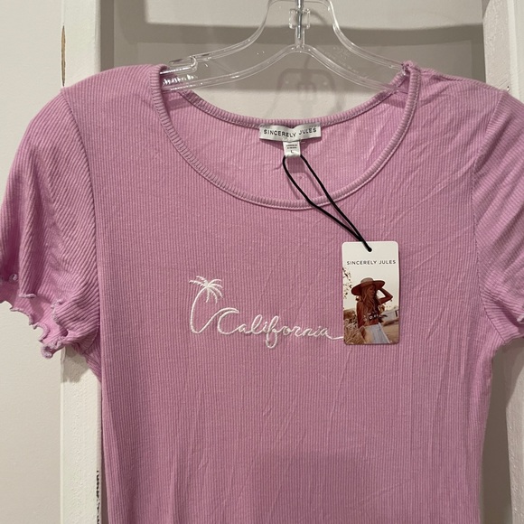 Sincerely Jules California Purple BodyCon Dress / NWT - Picture 2 of 7